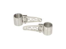 Koplamporen 28mm set RVS CNC Puch voor EBR / universeel PSR