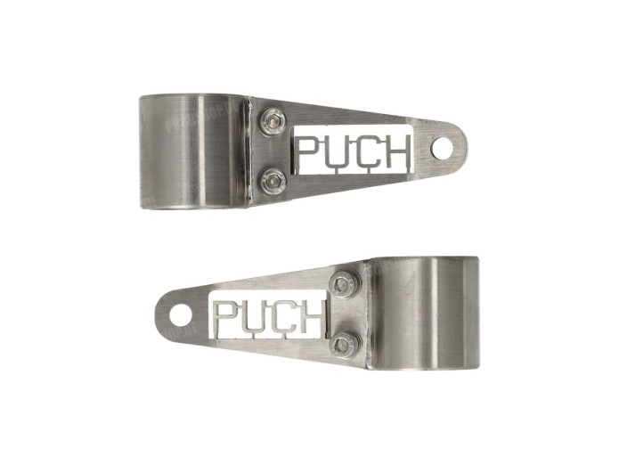 Koplamporen 28mm set RVS CNC Puch voor EBR / universeel PSR