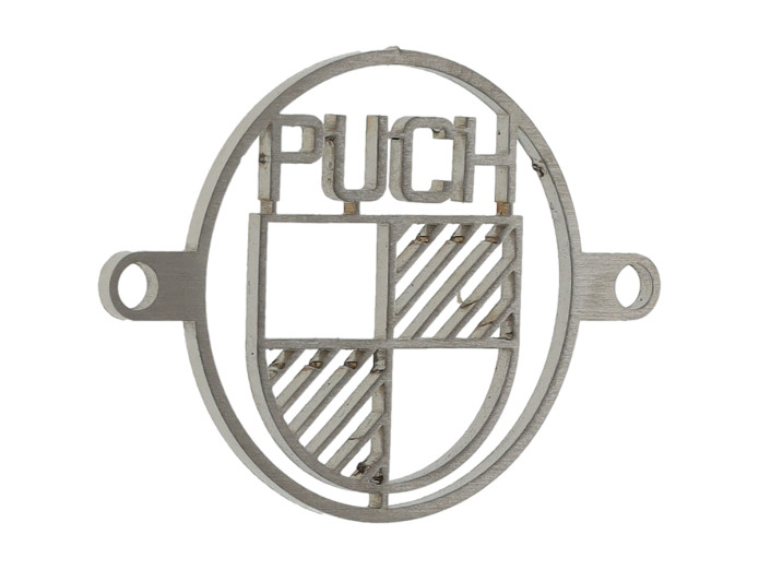 Luftfilter Lochabdichtung mit Puch Logo Edelstahl dünn