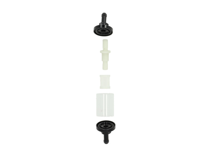 Fuel filter transparent serviceable black