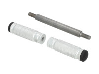 Voetsteun Puch Maxi S / 2-speed CLAW aluminium zilver