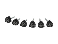 Zijkap bout zwart Puch Maxi S Fast Arrow CNC (set van 6 stuks)