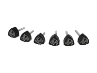 Side cover bolt black Puch Maxi S Fast Arrow CNC (set of 6-pieces)