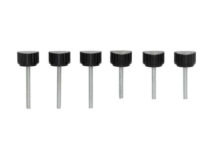 Zijkap bout zwart Puch Maxi S Fast Arrow CNC (set van 6 stuks)