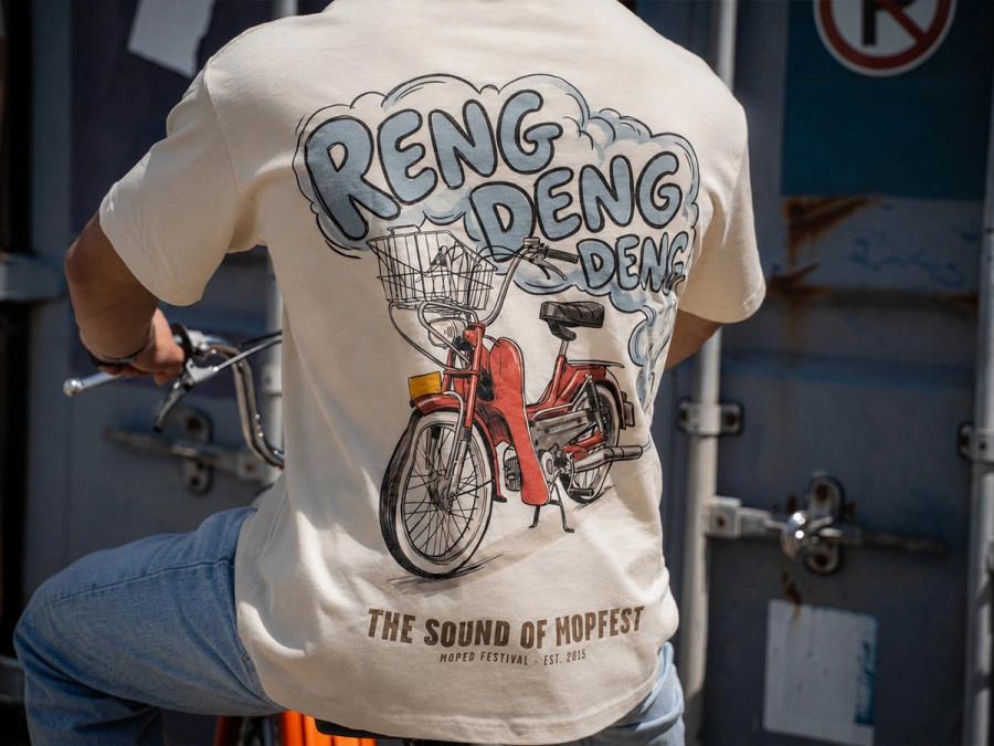Official MopFest Reng Deng Deng Puch t-shirt in beige