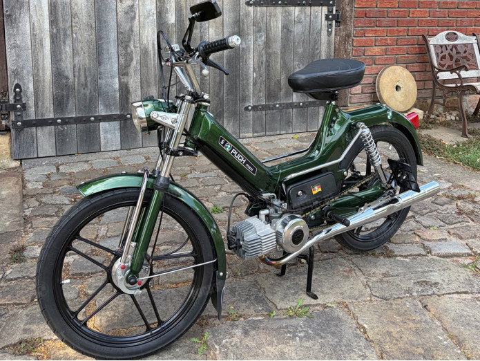 Voorvork stabilisator beugel Puch Maxi EBR lang / kort chroom