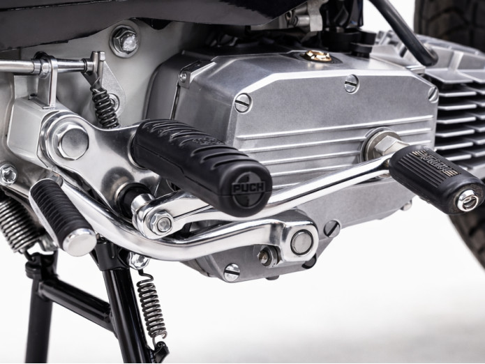 Bremspedal Puch Maxi 2-Gang Stahl Chrom