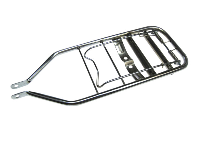 Luggage carrier Puch Maxi S rear chrome with lock holder product