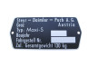 Typetag Puch Maxi S Steyer-Daimler metal thumb extra