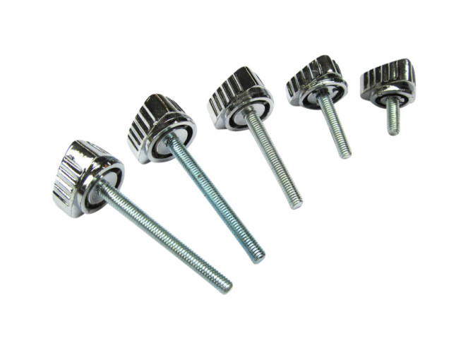 Side cover bolts chrome Puch Maxi N (5-pieces) 1