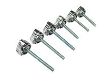 Side cover bolts chrome Puch Maxi S (6-pieces)