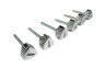 Puch Mounting parts Sidecover bolts kit 6 pieces. chrome Maxi S Side cover bolt chrome Puch Maxi S (set of 6-pieces)