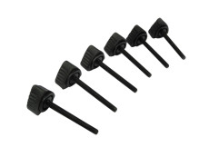 Side cover bolt black Puch Maxi S (set of 6-pieces)