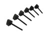 Side cover bolts black Puch Maxi S (6-pieces) thumb extra