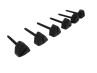 Side cover bolts black Puch Maxi S (6-pieces) 2