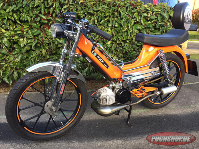 Front fork Puch Maxi EBR short 56cm chrome