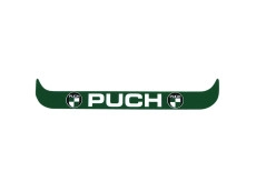Nummernschildhalter Aufkleber quadratisch Puch Logo Grün (NUR NL)