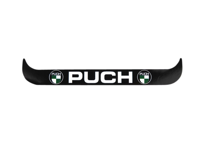 Kentekenplaathouder sticker vierkant Puch logo 