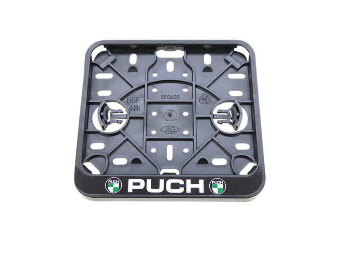 Kentekenplaathouder sticker vierkant Puch logo  product