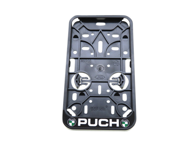 Nummernschildhalter Aufkleber Lang Puch Logo Schwarz (NUR NL) product
