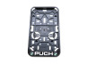 Puch Stickers Licence plate holder-sticker Vertical black JUST NL! Licence plate holder sticker long Puch Logo black (ONLY NL)