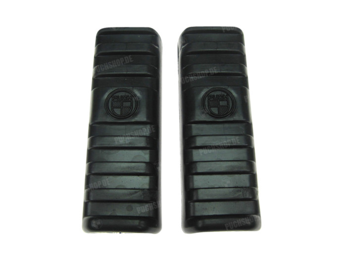 Footped rubber Puch Monza logo