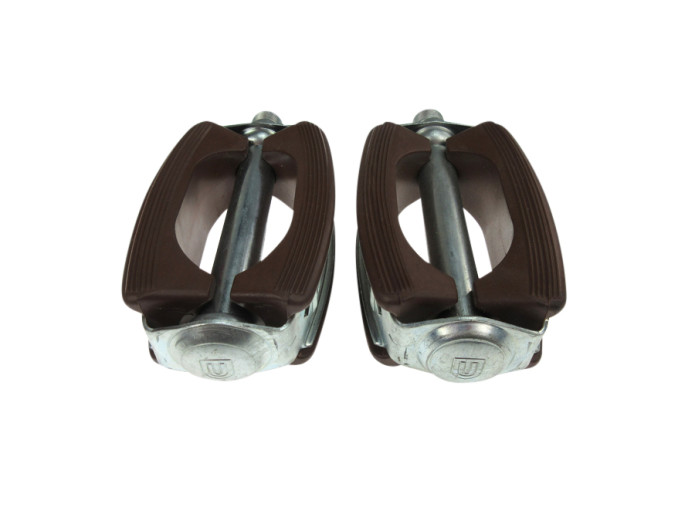 Pedalen Union 689H met reflector bruin origineel