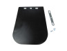 Mudflap universal with black / white checkered  thumb extra