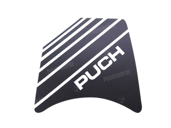 Sticker Puch voorspoiler zwart main