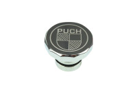 Fuel cap 30mm Puch Maxi as original with logo aluminium 