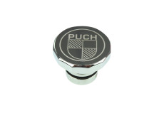 Fuel cap 30mm aluminium as original with logo Puch Maxi