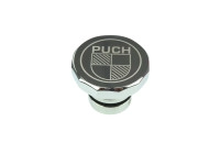 Tankdop 30mm Puch Maxi als origineel met logo aluminium 