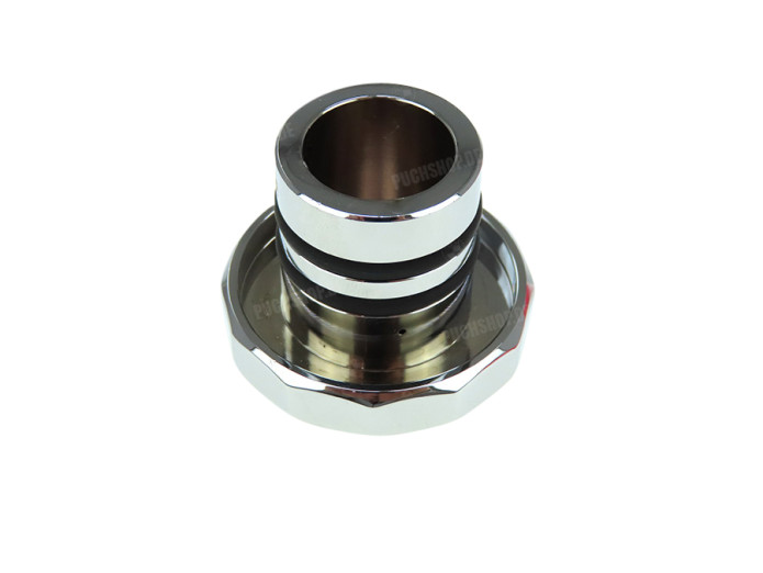 Tankdeckel 30mm Puch Maxi wie original mit Logo Alu 