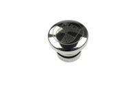 Fuel cap 30mm inox round with logo Puch Maxi 
