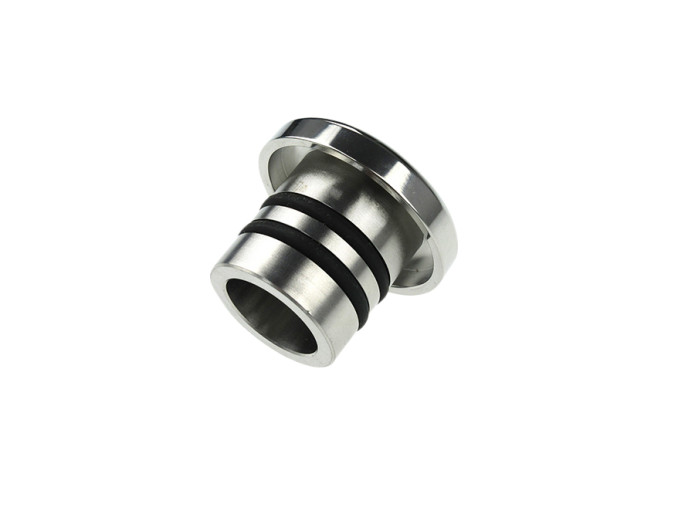 Fuel cap 30mm Puch Maxi inox round with logo 