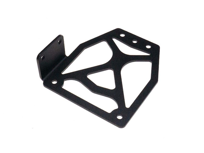 Licence plate holder universal side-mount aluminium black product