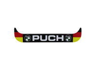 Licence plate holder-sticker black with German flag JUST Germany!!