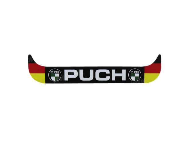 Licence plate holder-sticker black with German flag JUST Germany!! main