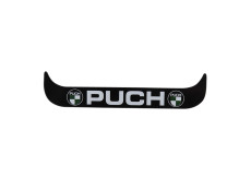 Licence plate holder-sticker Puch black JUST Germany!!