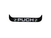 Licence plate holder sticker Germany Puch logo black