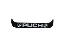 Kennzeichenhalter Aufkleber Deutschland Puch Logo Schwarz