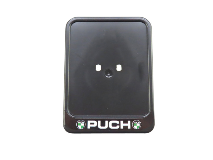 Licence plate holder sticker Germany Puch logo black