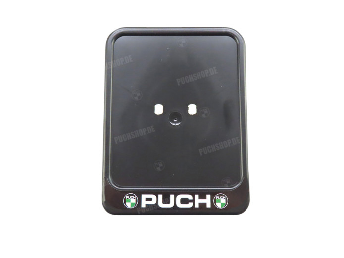 Licence plate holder sticker Germany Puch logo black
