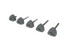 Side cover bolts grey Puch Maxi N (5-pieces) 2