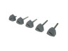 Side cover bolts grey Puch Maxi N (5-pieces) thumb extra