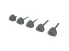 Side cover bolts grey Puch Maxi N (5-pieces) thumb extra