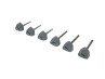 Side cover bolts grey Puch Maxi S (6-pieces) thumb extra