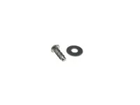 Front fork steering lock notch nail with ring