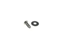 Front fork steering lock notch nail with ring