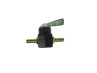 Petrol tap petcock for between hose